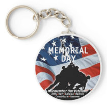 Memorial Day Keychain keychains
