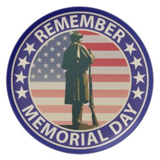 Memorial Day Party Plates