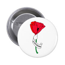Memorial Day Poppy - Button