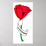 Memorial Day Poppy - Poster posters
