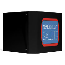 Memorial Day Salute Binders