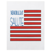 Memorial Day Salute Full Color Flyer