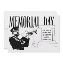 Memorial Day Tomb of the Unknown Personalized Invites