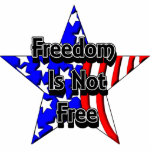 Memorial Day Tribute Freedom Is Not Free KeyChain