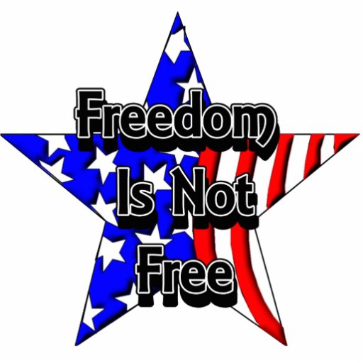 Memorial Day Tribute Freedom Is Not Free KeyChain Photo Cutouts