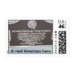 Memorial Headstone of Adam Moler Postage Stamp