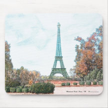 "Memorial Park"  Paris, TN Mousepads