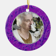 Memorial Photo Christmas Ornament