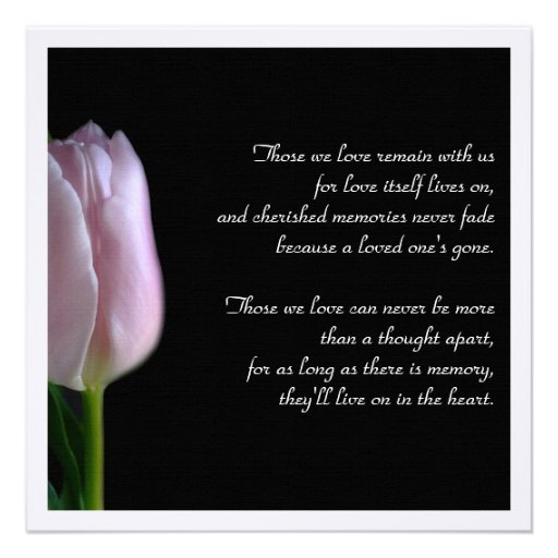 Memorial Service Announcement