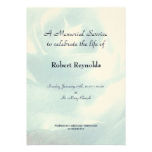 Memorial Service Announcement