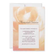 Memorial Service Announcement invitation