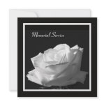 Memorial Service Beautiful Rose Invitation