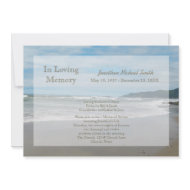 Memorial Service Invitation invitation