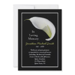 Memorial Service Invitation Announcement Template