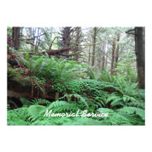 Memorial Service Invitation - Peaceful Invitation