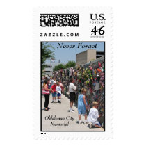 Memorial Wall, Never Forget, Oklahoma CityMemorial postage by northshorefire Memorial Wall, Never Forget, Oklahoma CityMemorial postage