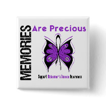 Memories Are Precious Alzheimer's Disease Buttons
