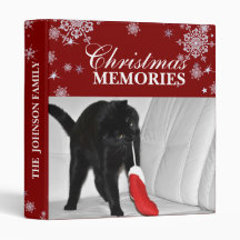 Memories  Christmas Photo Album 3 Ring Binder