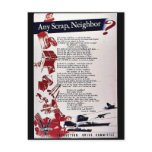 Memories Of A Fifty Caliber Machine Gun Bullet Postcard