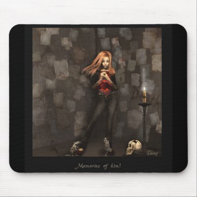 memories of him. mouse pad by loveit2