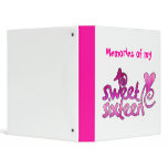 Memories of my Sweet Sixteen binders
