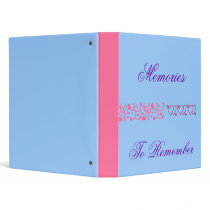 Memories To Remember-Binder by pammys Memories To Remember-Binder