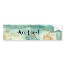 Memory Art Lover Grunge Bumper Sticker From Art bumper stickers