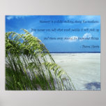 Memory is a child walking along....Peirce Harris Poster