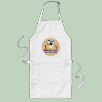 Memory Lane Disk Label aprons