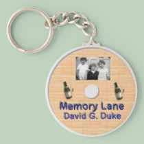 Memory Lane Disk Label keychains