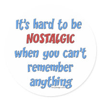 Memory Loss Humor stickers by ironydesigns Memory Loss Humor stickers