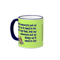 Memory Loss mugs by CrazyCups Memory Loss mugs