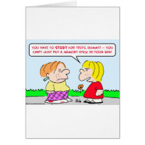 memory stick study tests educations cards