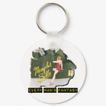 Memphis Belle Pin Up keychains