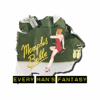 Memphis Belle Pin Up sticker