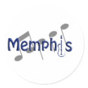 memphis blue with music notes stickers by textinthecity memphis blue with music notes stickers