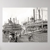 Memphis Riverboats Posters