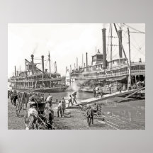 Memphis Riverboats Posters