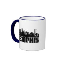 Memphis Skyline Coffee Mugs