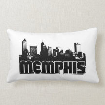 Memphis Skyline Pillow