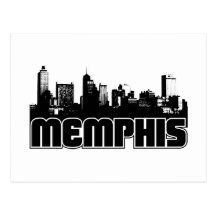 Memphis Skyline Post Card