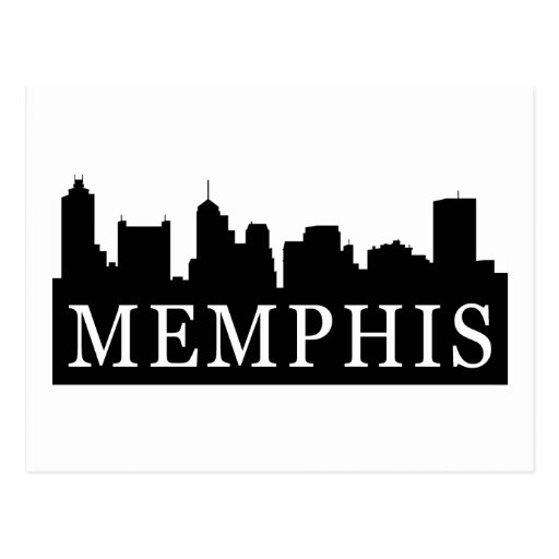 Memphis Skyline Postcard | Zazzle