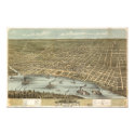 Memphis Tennessee 1870 Antique Panoramic Map posters by terraprints_classic Memphis Tennessee 1870 Antique Panoramic Map posters