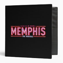 MEMPHIS - The Musical Logo 3 Ring Binders