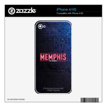 MEMPHIS - The Musical Logo Decals For iPhone 4