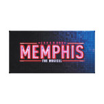 MEMPHIS - The Musical Logo Gallery Wrap Canvas