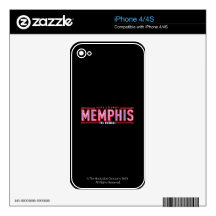 MEMPHIS - The Musical Logo iPhone 4S Decals
