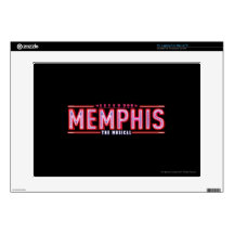 MEMPHIS - The Musical Logo Laptop Decals