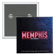 MEMPHIS - The Musical Logo Pinback Button