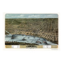 Memphis, TN Panoramic Map - 1870 posters